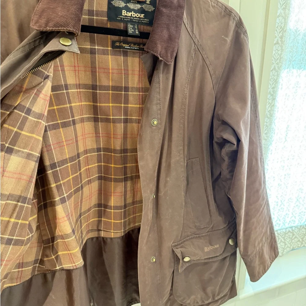 Barbour. Beadnell Waxed Jacket. Brown. US 6. - Picture 12 of 12